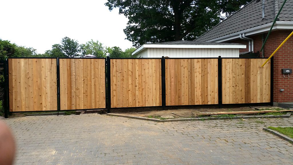 Clôture en bois